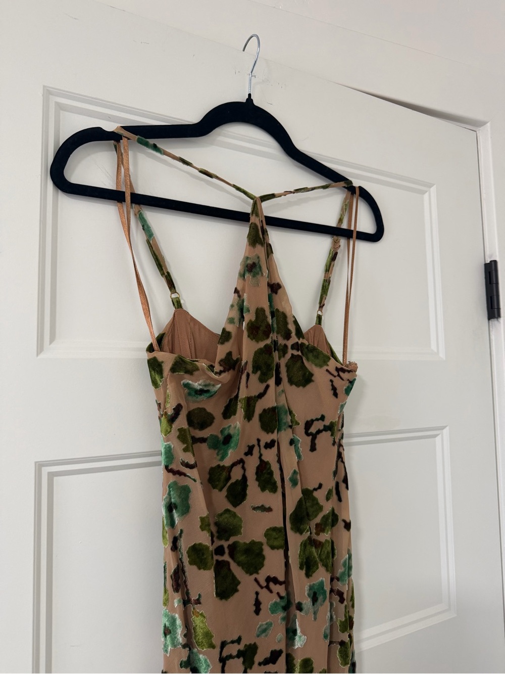 STAUD Cubism Dress Moss Floral Tapestry - Size 8 - Picture 2 of 10